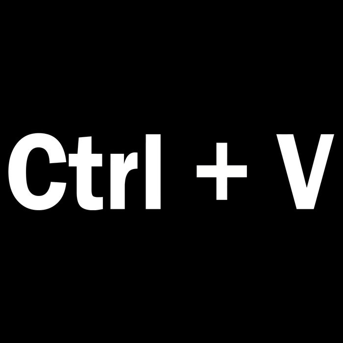Ctrl + V 7-Panel Snapback Hat
