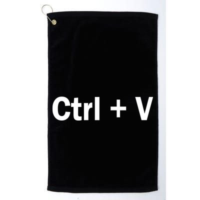 Ctrl + V Golf Towel