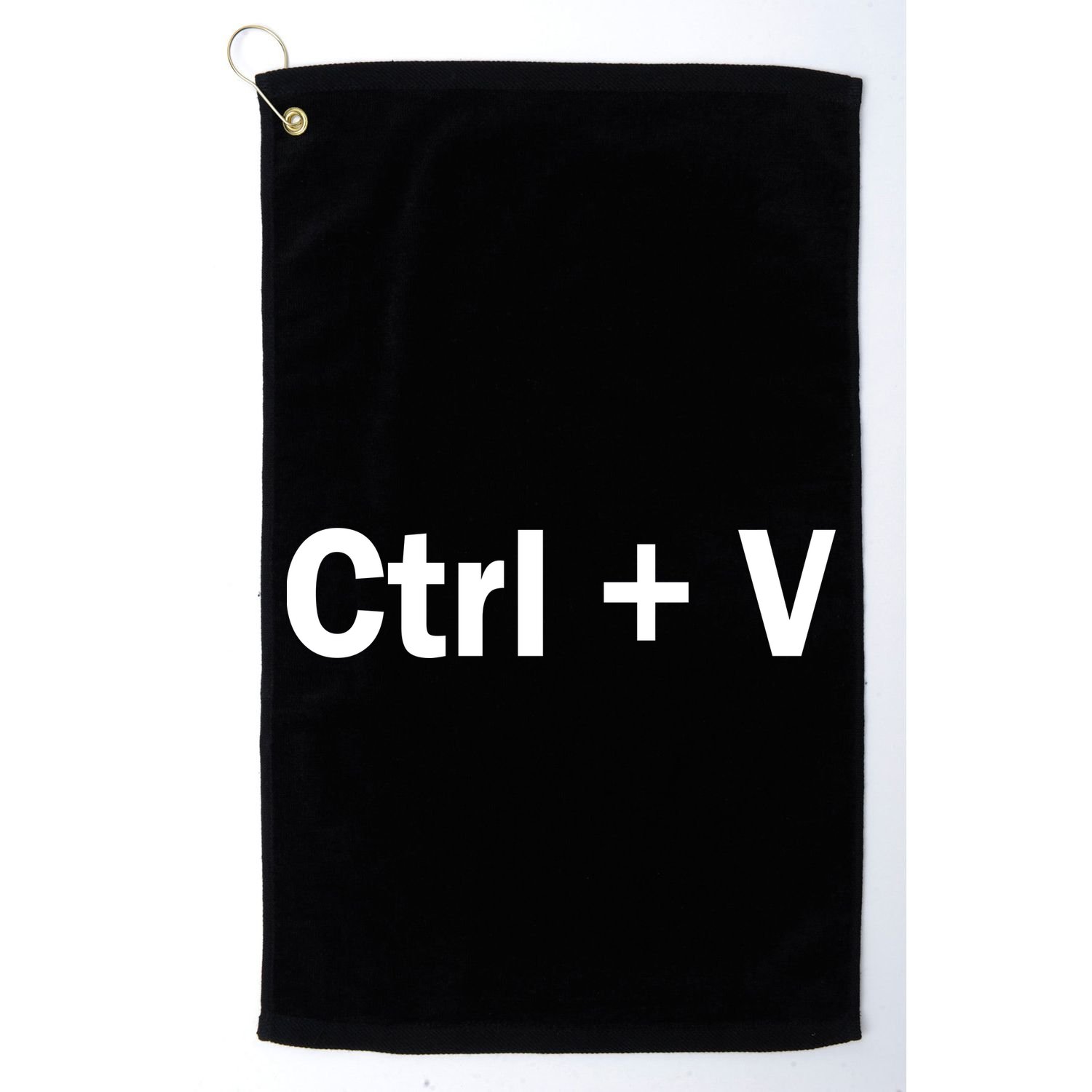 Ctrl + V Golf Towel