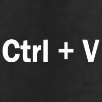 Ctrl + V Golf Towel