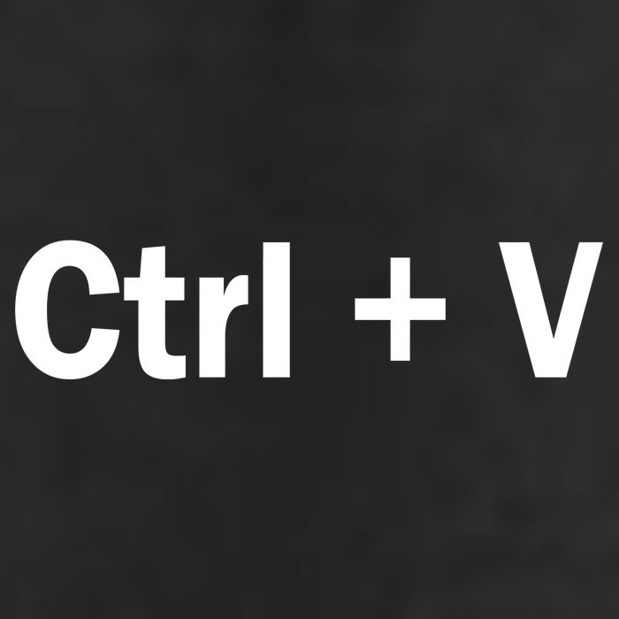 Ctrl + V Golf Towel