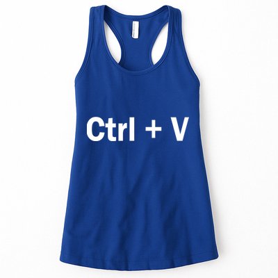 Ctrl + V Womens Tank Top