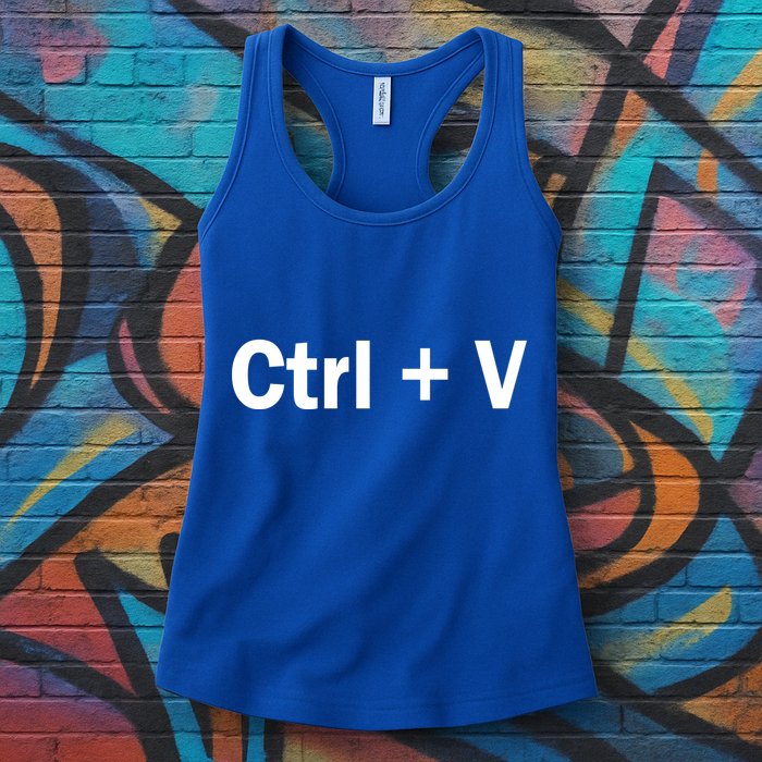 Ctrl + V Womens Tank Top