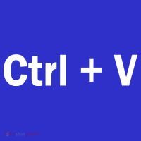 Ctrl + V Short Acrylic Beanie