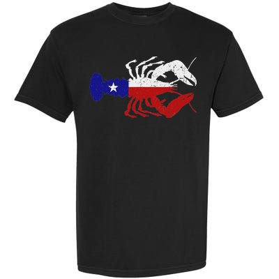 Crawfish Texas Seafood Shellfish Lone Star Southern Food Garment-Dyed Heavyweight T-Shirt
