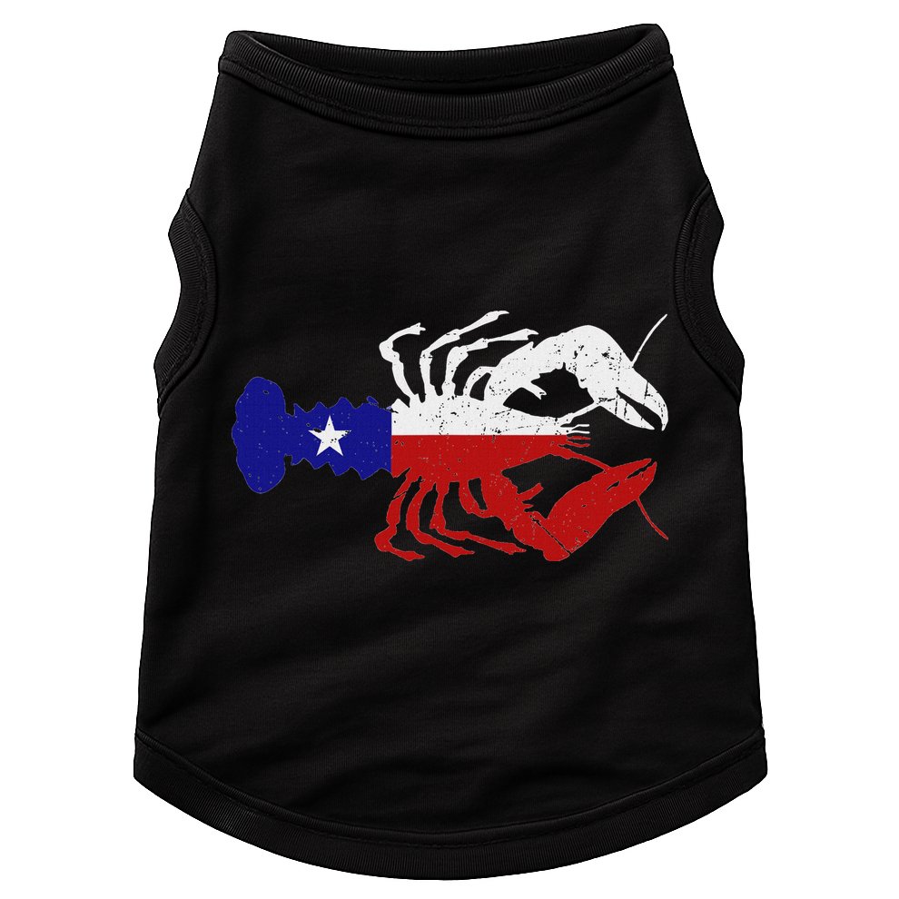 Crawfish Texas Seafood Shellfish Lone Star Southern Food Doggie Tank