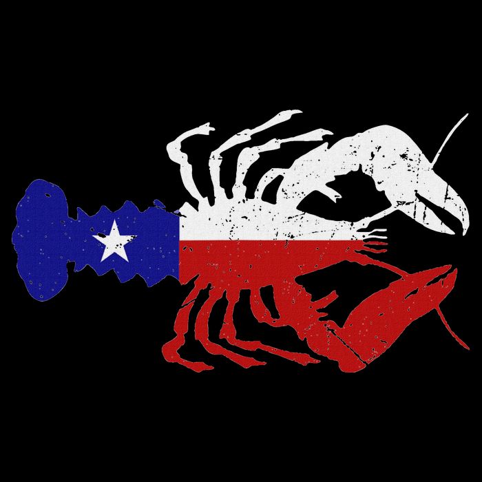 Crawfish Texas Seafood Shellfish Lone Star Southern Food Doggie Tank