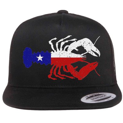 Crawfish Texas Seafood Shellfish Lone Star Southern Food Flatbill Hat