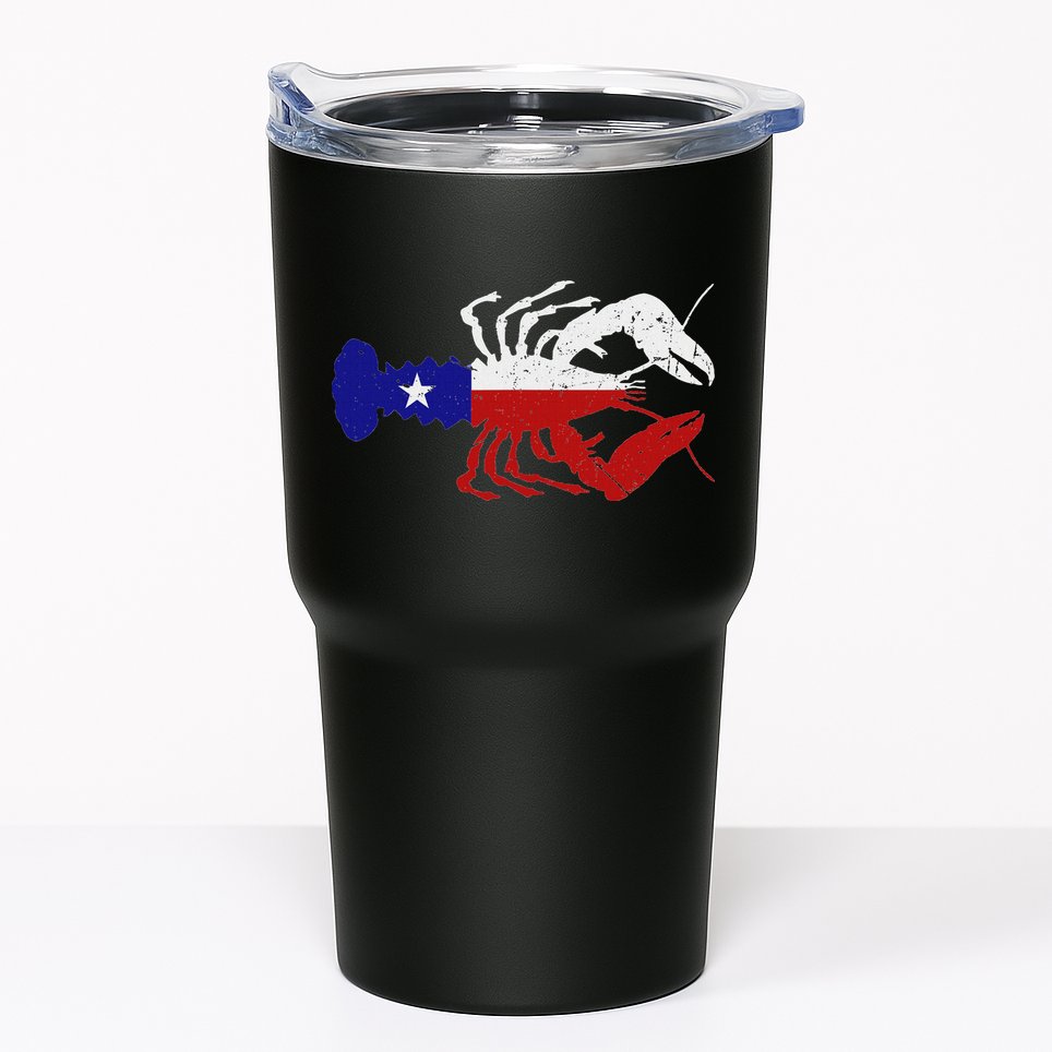 Crawfish Texas Seafood Shellfish Lone Star Southern Food Tumbler