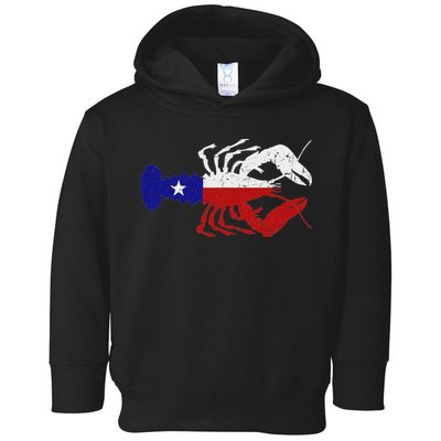 Crawfish Texas Seafood Shellfish Lone Star Southern Food Toddler Hoodie