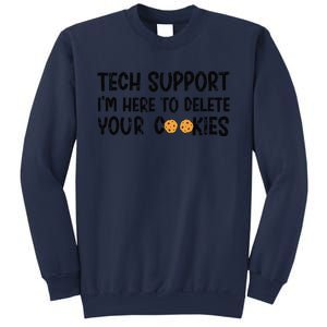 Christmas Tech Support I’M Here To Delete Your Cookies Xmas Sweatshirt