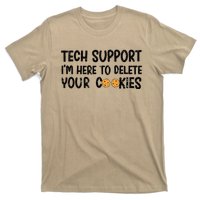 Christmas Tech Support I’M Here To Delete Your Cookies Xmas T-Shirt