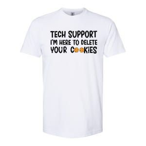 Christmas Tech Support I’M Here To Delete Your Cookies Xmas Softstyle CVC T-Shirt