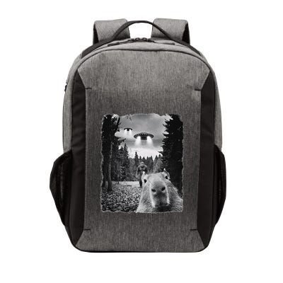 Capybara Taking Selfie With Ufos And Bigfoot Funny Capybara Vector Backpack