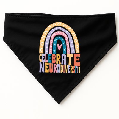 Celebrate The Spectrum Celebrate Neurodiversity Autism Gift USA-Made Doggie Bandana
