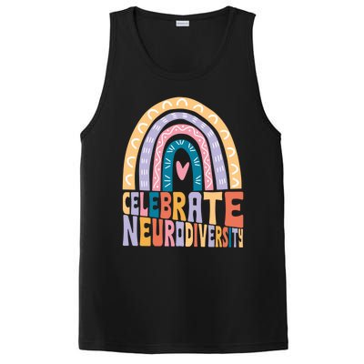 Celebrate The Spectrum Celebrate Neurodiversity Autism Gift PosiCharge Competitor Tank