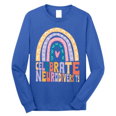 Celebrate The Spectrum Celebrate Neurodiversity Autism Gift Long Sleeve Shirt