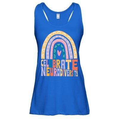 Celebrate The Spectrum Celebrate Neurodiversity Autism Gift Ladies Essential Flowy Tank