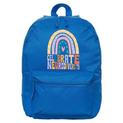 Celebrate The Spectrum Celebrate Neurodiversity Autism Gift 16 in Basic Backpack