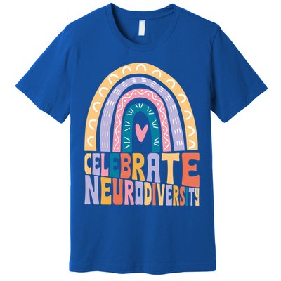 Celebrate The Spectrum Celebrate Neurodiversity Autism Gift Premium T-Shirt