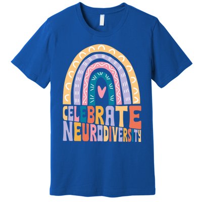 Celebrate The Spectrum Celebrate Neurodiversity Autism Gift Premium T-Shirt