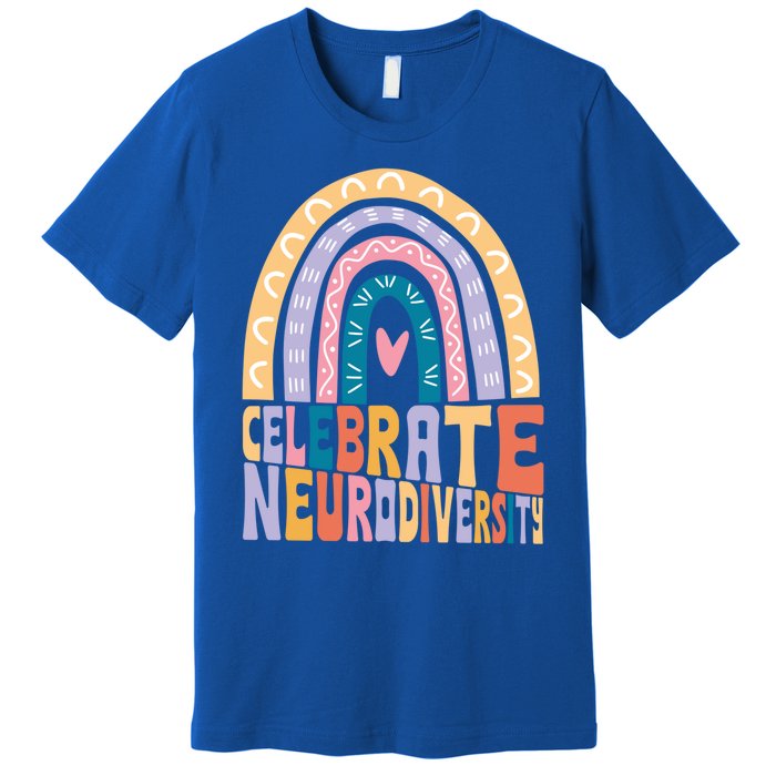 Celebrate The Spectrum Celebrate Neurodiversity Autism Gift Premium T-Shirt