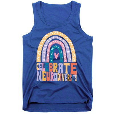 Celebrate The Spectrum Celebrate Neurodiversity Autism Gift Tank Top