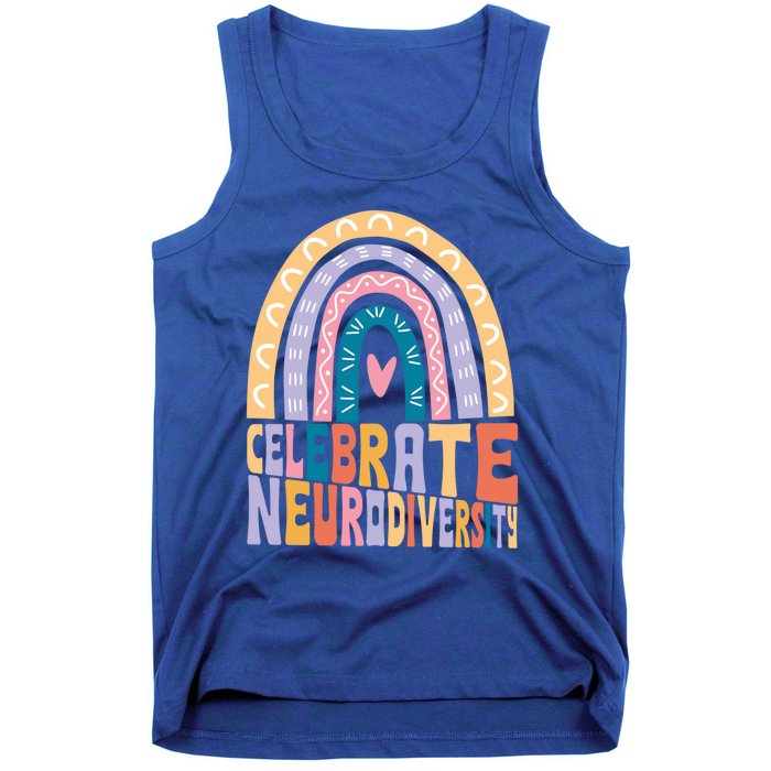 Celebrate The Spectrum Celebrate Neurodiversity Autism Gift Tank Top