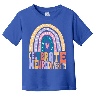 Celebrate The Spectrum Celebrate Neurodiversity Autism Gift Toddler T-Shirt