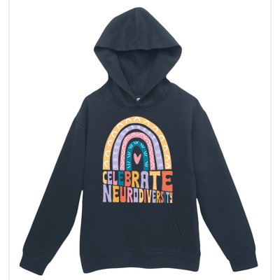 Celebrate The Spectrum Celebrate Neurodiversity Autism Gift Urban Pullover Hoodie