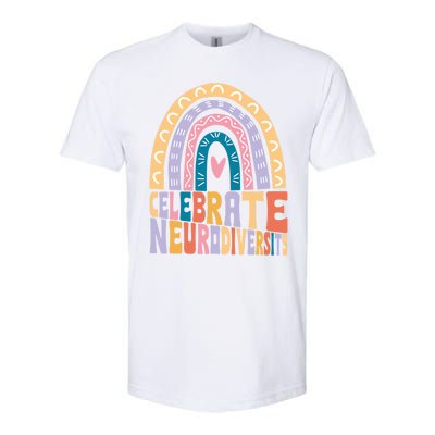 Celebrate The Spectrum Celebrate Neurodiversity Autism Gift Softstyle CVC T-Shirt