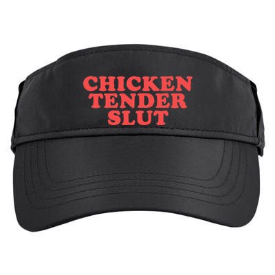 Chicken Tender Slut Funny Food Foodie Adult Drive Performance Visor