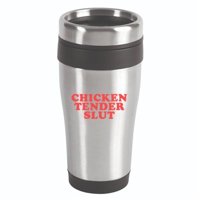 Chicken Tender Slut Funny Food Foodie 16oz Travel Tumbler