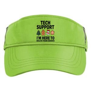 Christmas Tech Support Here To Delete Cookies Xmas Adult Drive Performance Visor