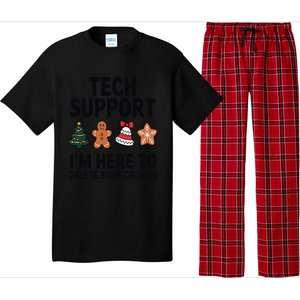 Christmas Tech Support Here To Delete Cookies Xmas Pajama Set