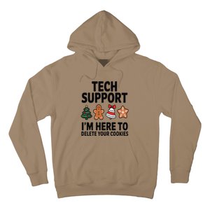 Christmas Tech Support Here To Delete Cookies Xmas Hoodie