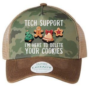 Christmas Tech Support Here To Delete Cookies Xmas Funny Legacy Tie Dye Trucker Hat