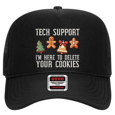 Christmas Tech Support Here To Delete Cookies Xmas Trucker Hat