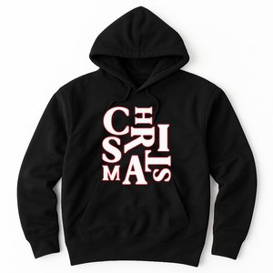 Christmas Typography Santa Claus Christmas Pj Pajama Top Hoodie