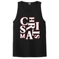 Christmas Typography Santa Claus Christmas Pj Pajama Top PosiCharge Competitor Tank