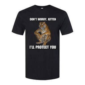 Cringey Tees Store I’Ll Protect You Kitten Cringey Softstyle CVC T-Shirt