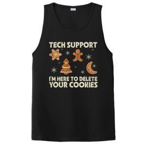 Christmas Tech Support Here To Delete Cookie Xmas PosiCharge Competitor Tank