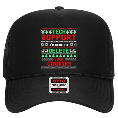 Christmas Tech Support Here To Delete Cookies Xmas(1) Trucker Hat