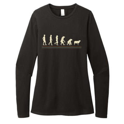 Conspiracy Theorist Sheepp Human Evolution Wake Up Sheeple Womens CVC Long Sleeve Shirt