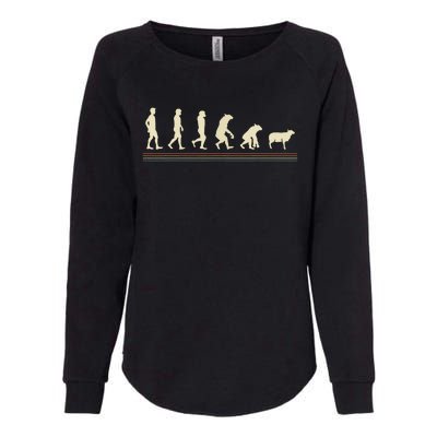 Conspiracy Theorist Sheepp Human Evolution Wake Up Sheeple Womens California Wash Sweatshirt