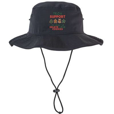 Christmas Tech Support Here To Delete Cookies Xmas Legacy Cool Fit Booney Bucket Hat