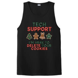 Christmas Tech Support Here To Delete Cookies Xmas PosiCharge Competitor Tank