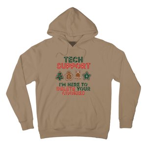 Christmas Tech Support Here To Delete Cookies Xmas Hoodie