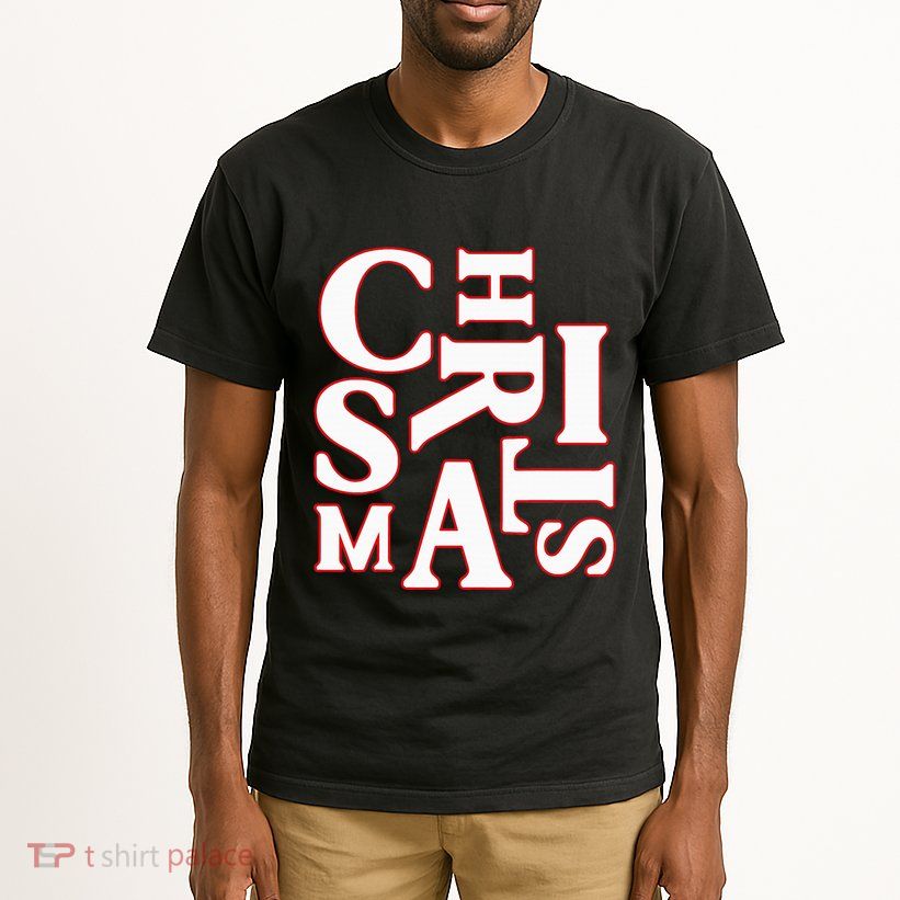 Christmas Typography Santa Claus Christmas Pj Pajama Top Tall T-Shirt