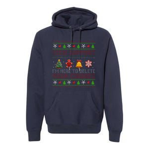 Christmas Tech Support Here To Delete Cookies Xmas Premium Hoodie